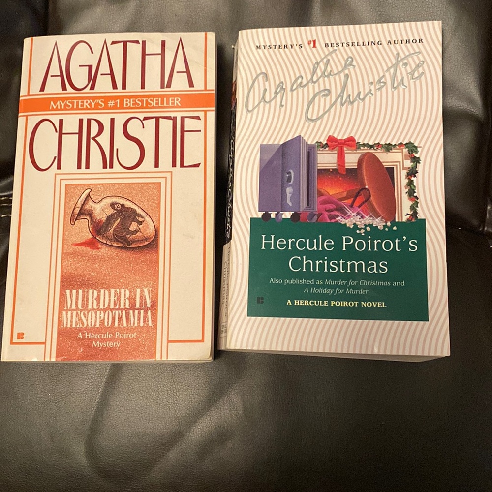 2 Agatha Christie books